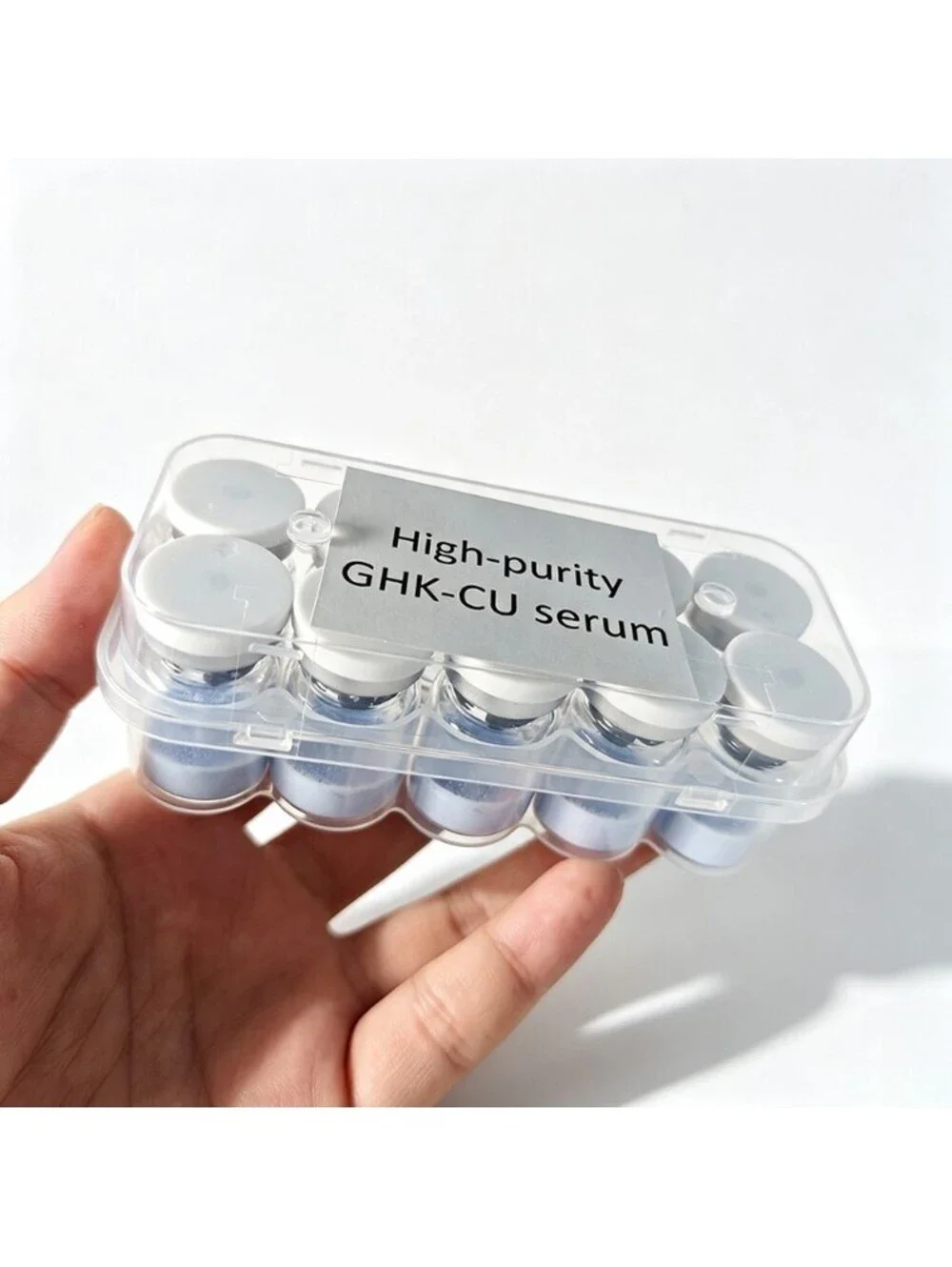 GHK-Cu Serum Powder Kit with Dropper for Skin Application